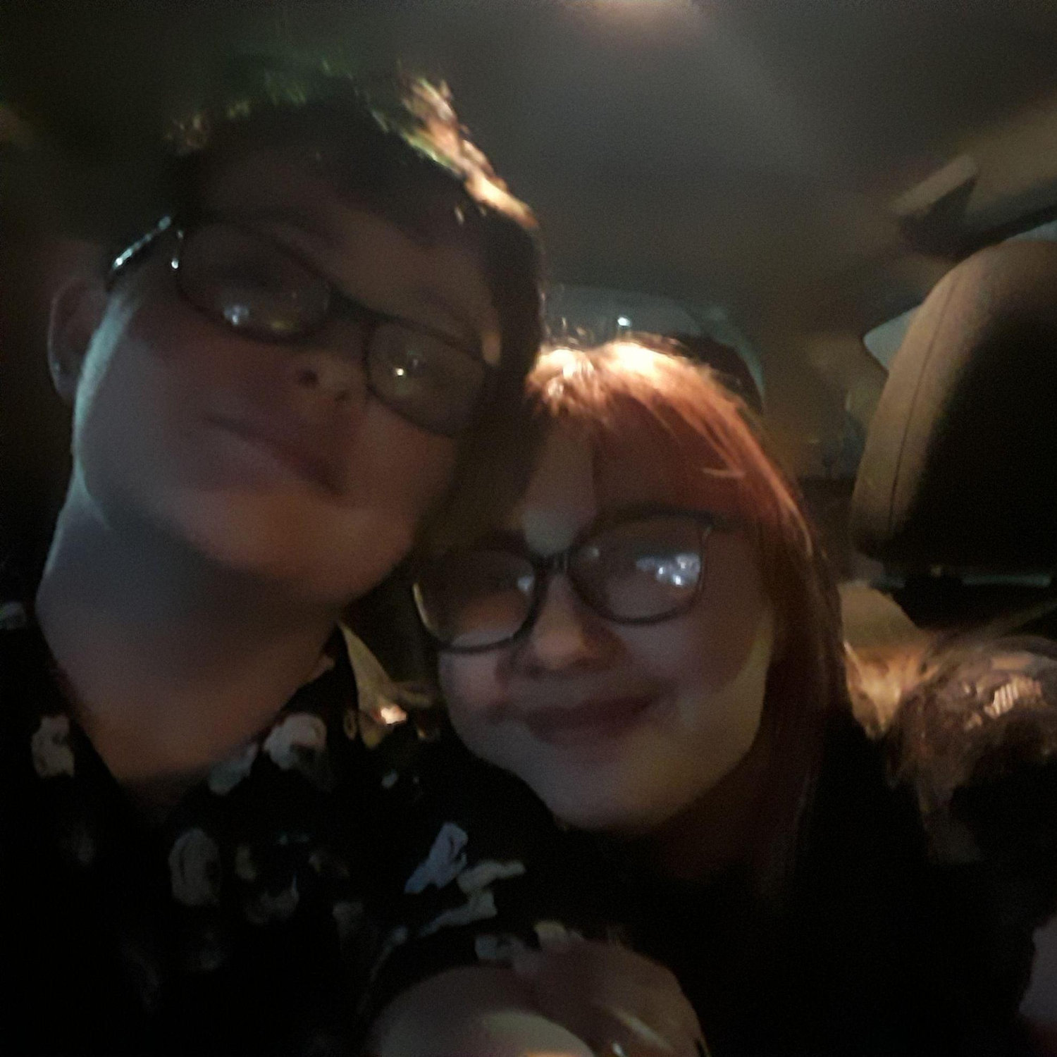 Inside our first car bought together (her name is Muriel) after moving to our second apartment June 2024