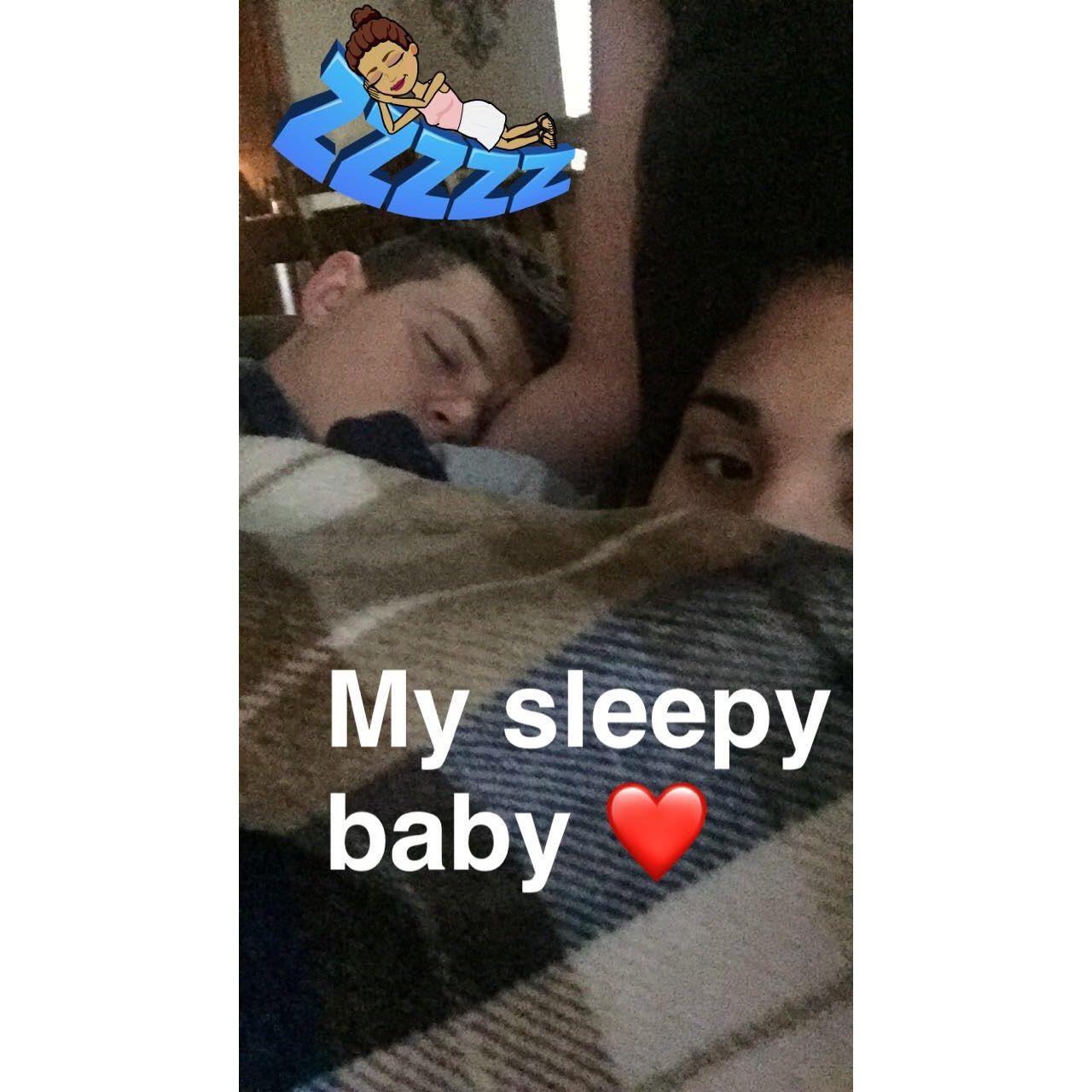 Always sleeping when we hang out!