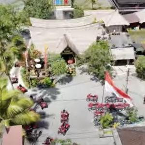 ATVs through Ubud