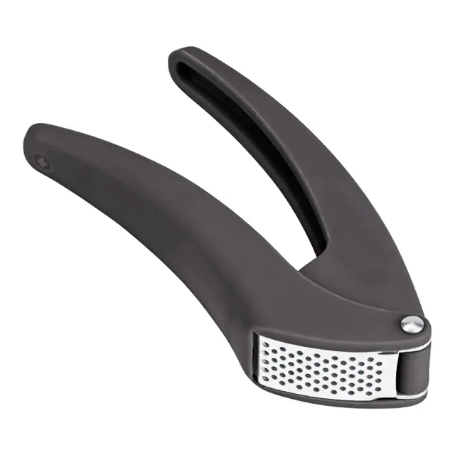 Kuhn Rikon 7-Inch Easy-Clean Garlic Press, Black