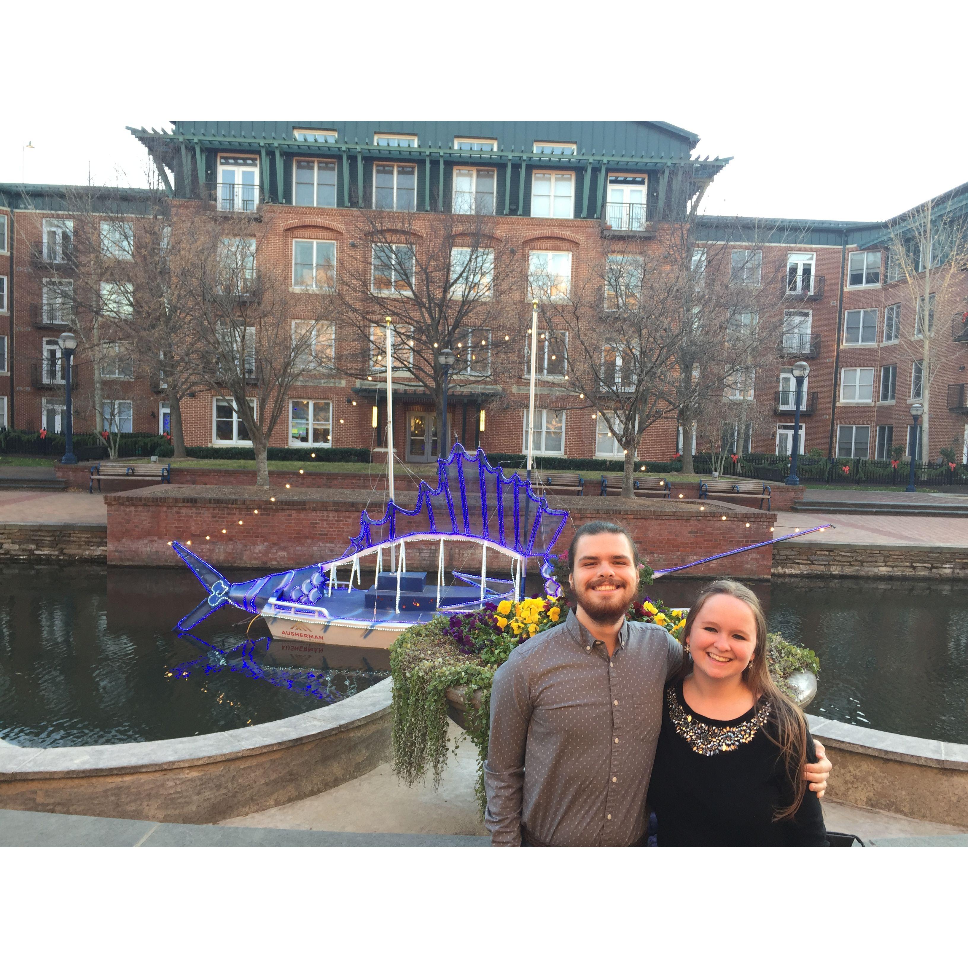 Before going to see the Nutcracker Ballet in Frederick, Christmas 2021