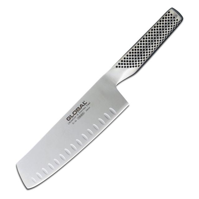 Global G-56-7 inch, 18cm Vegetable Hollow Ground Knife