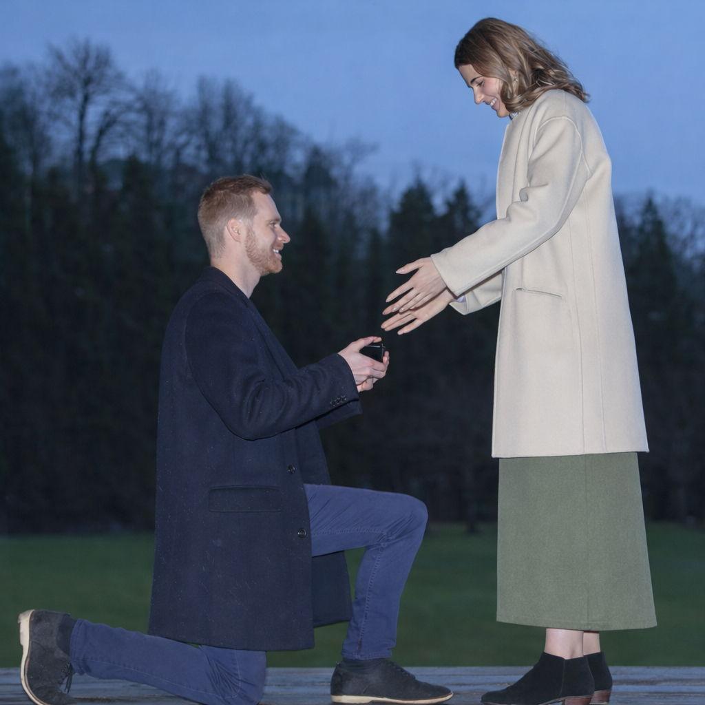 The moment Allison said Yes!