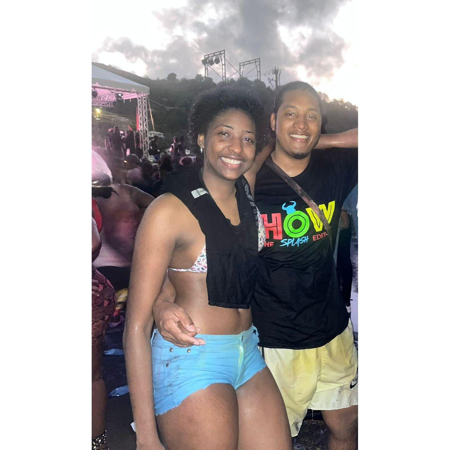HOW could we resist a night of fun! My fete partner forever.