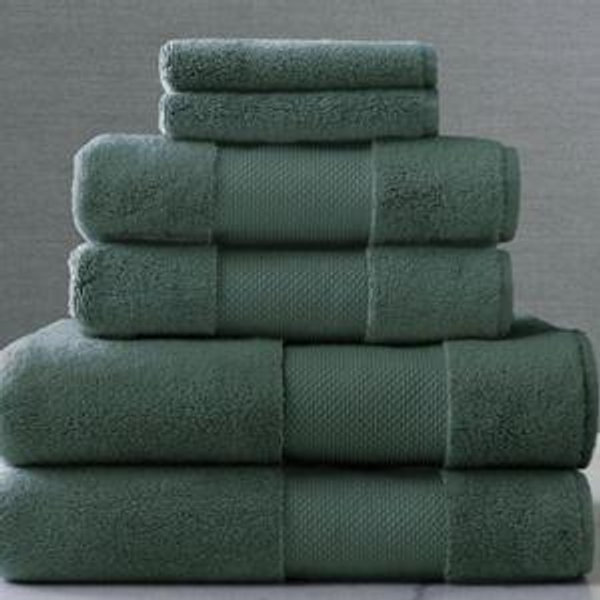 Frontgate Resort Collection: Pine, 6-Piece Set (2 Bath Towels, 2 Hand Towels, 2 Washcloths)