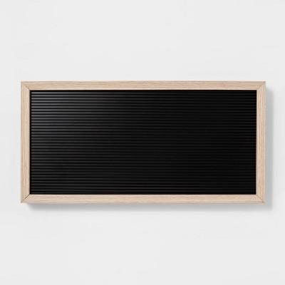 20"x 10" Letterboard Black - Room Essentials&#8482;