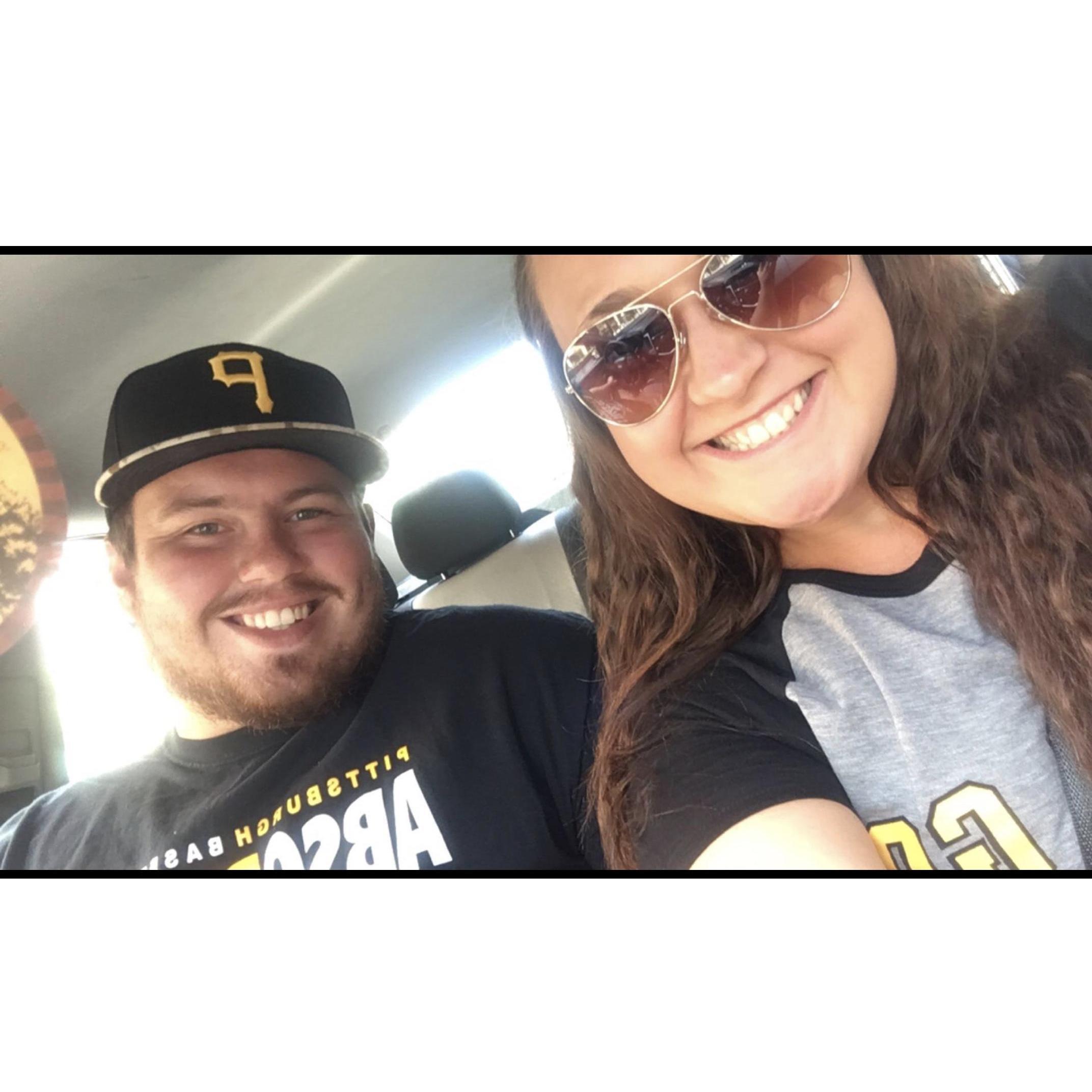Seth took Katelynn to a pirates game for her 21st birthday!
