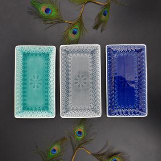 Peacock Rectangular Platter