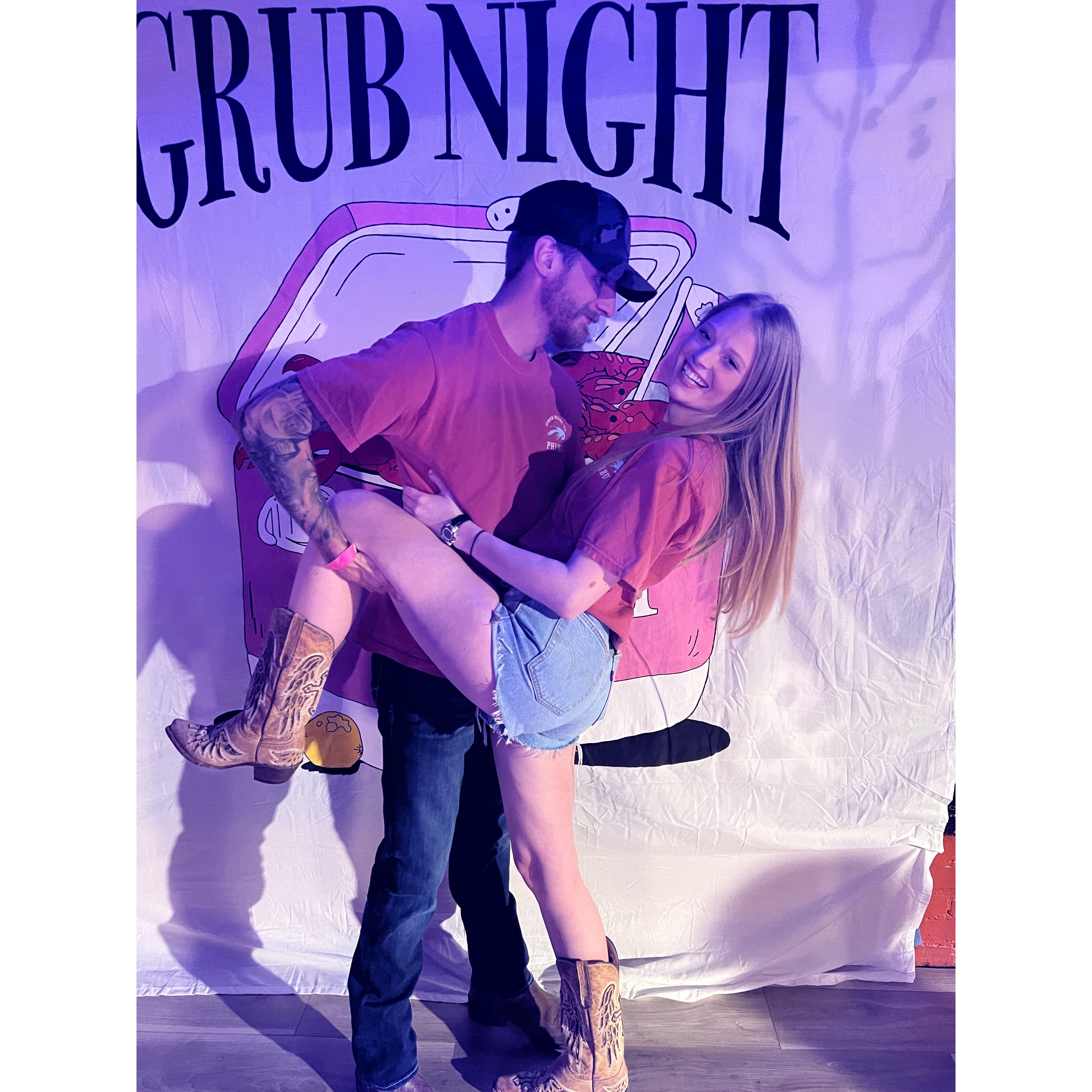 The night we said "I love you."