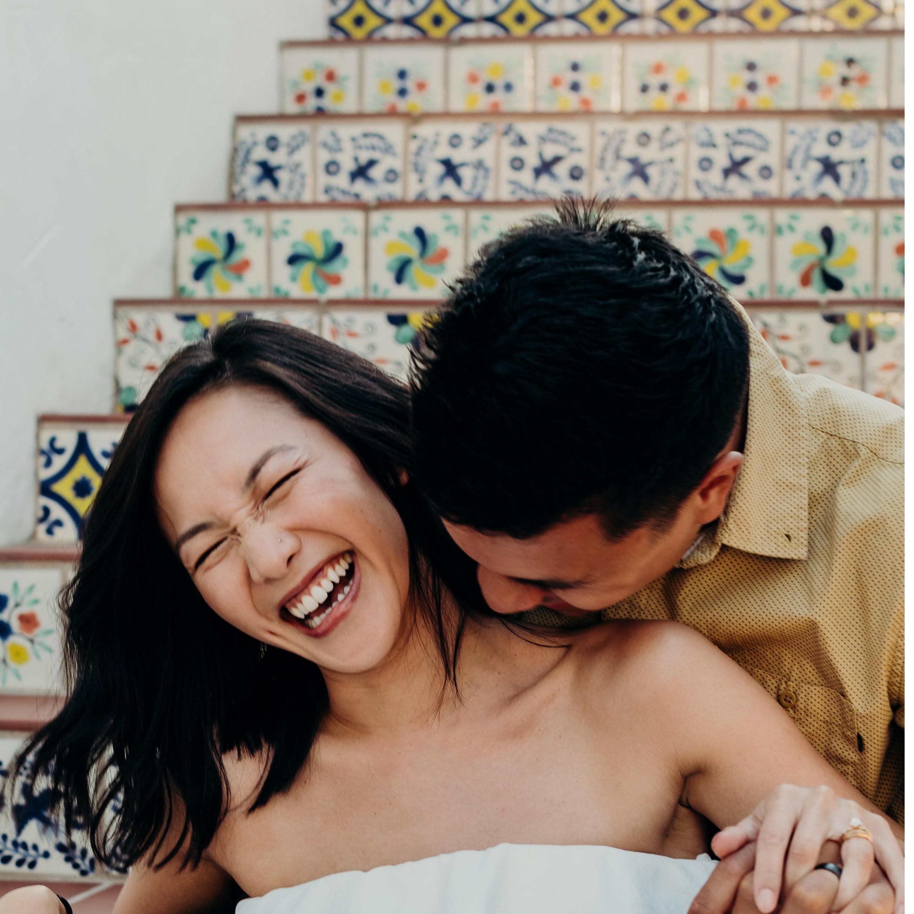 Laughing in San Clemente, CA