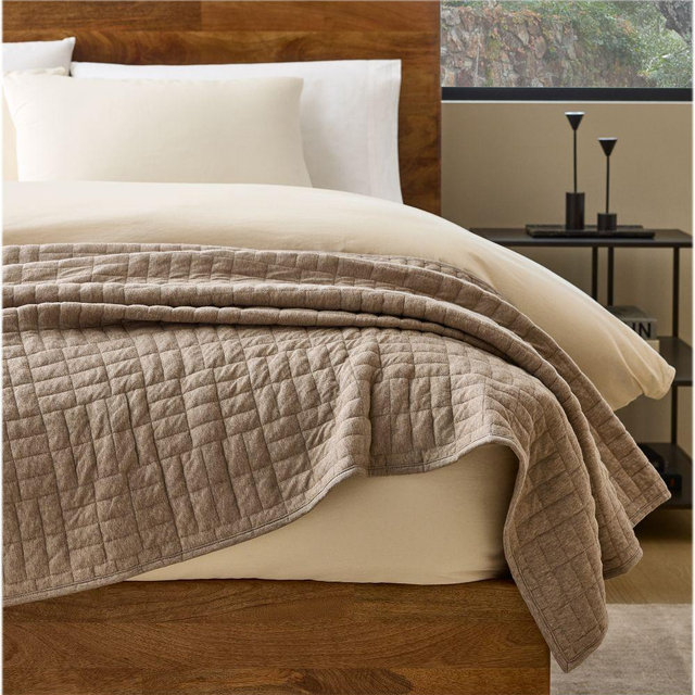 Jersey Blanket, F/Q, Mocha