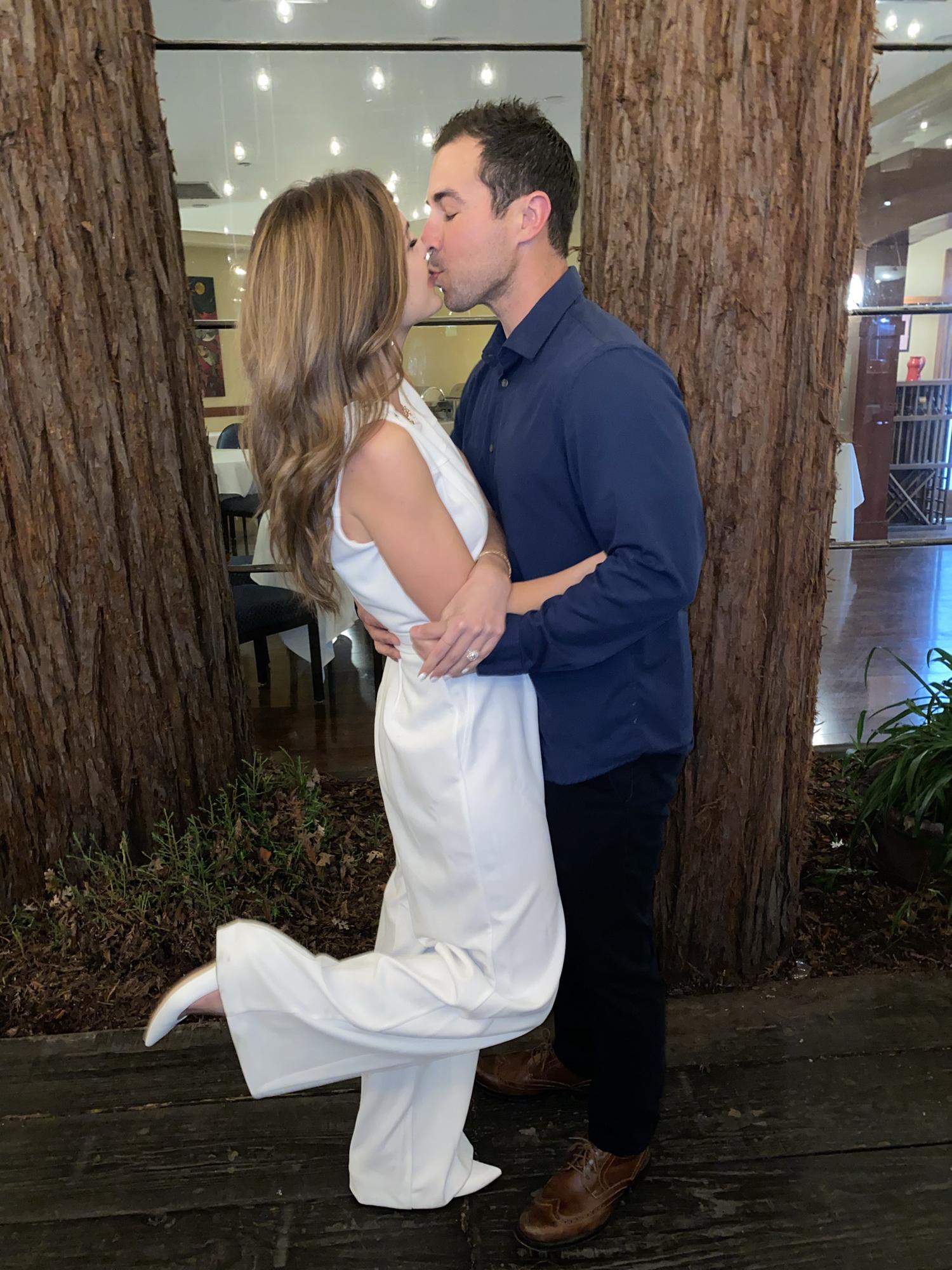 At our surprise engagement dinner celebration