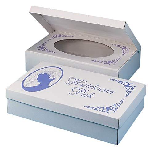 Foster-Stephens White Heirloom Wedding Gown Storage and Preservation Box | Storage for Wedding Gowns