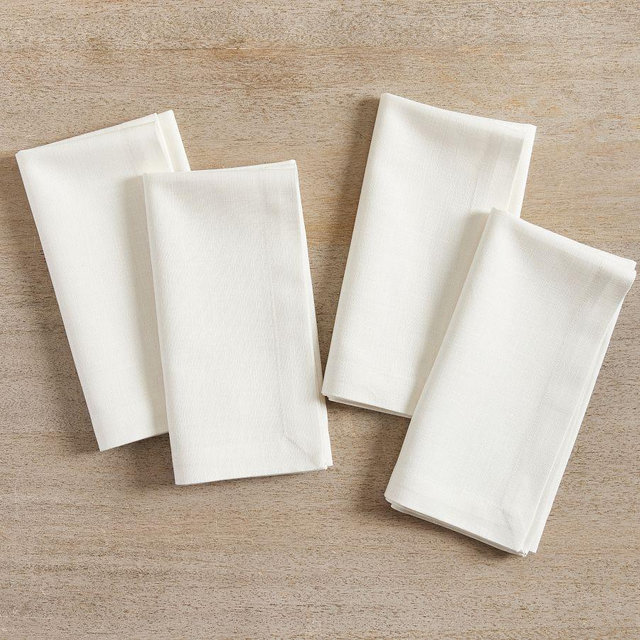 Caterer's Box Napkins, Set of 12 - White