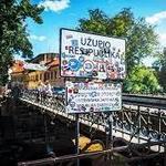 Crossing Užupis border