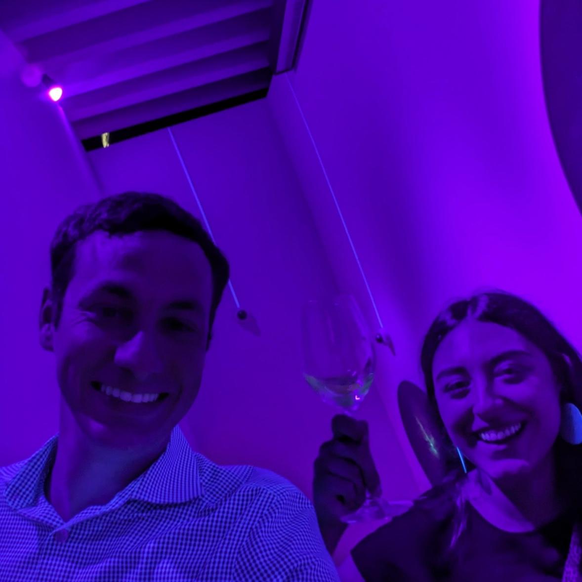 Steve and Ashley’s rehearsal dinner at the planetarium!