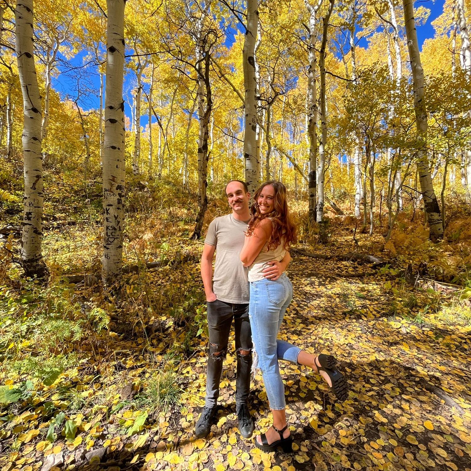David always amuses me to go and look at the fall leaves around my birthday!