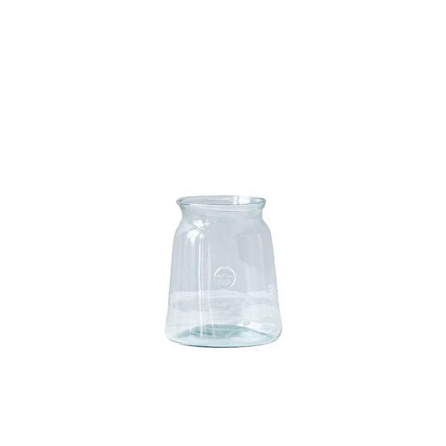 Recycled Glass Mason Jar Vase, Small