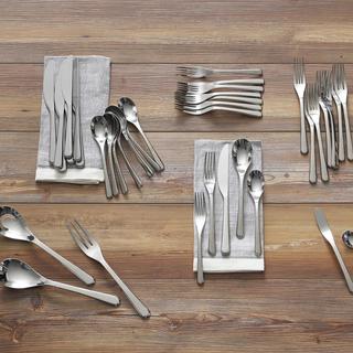 Aura 45-Piece Flatware Set, Service for 8