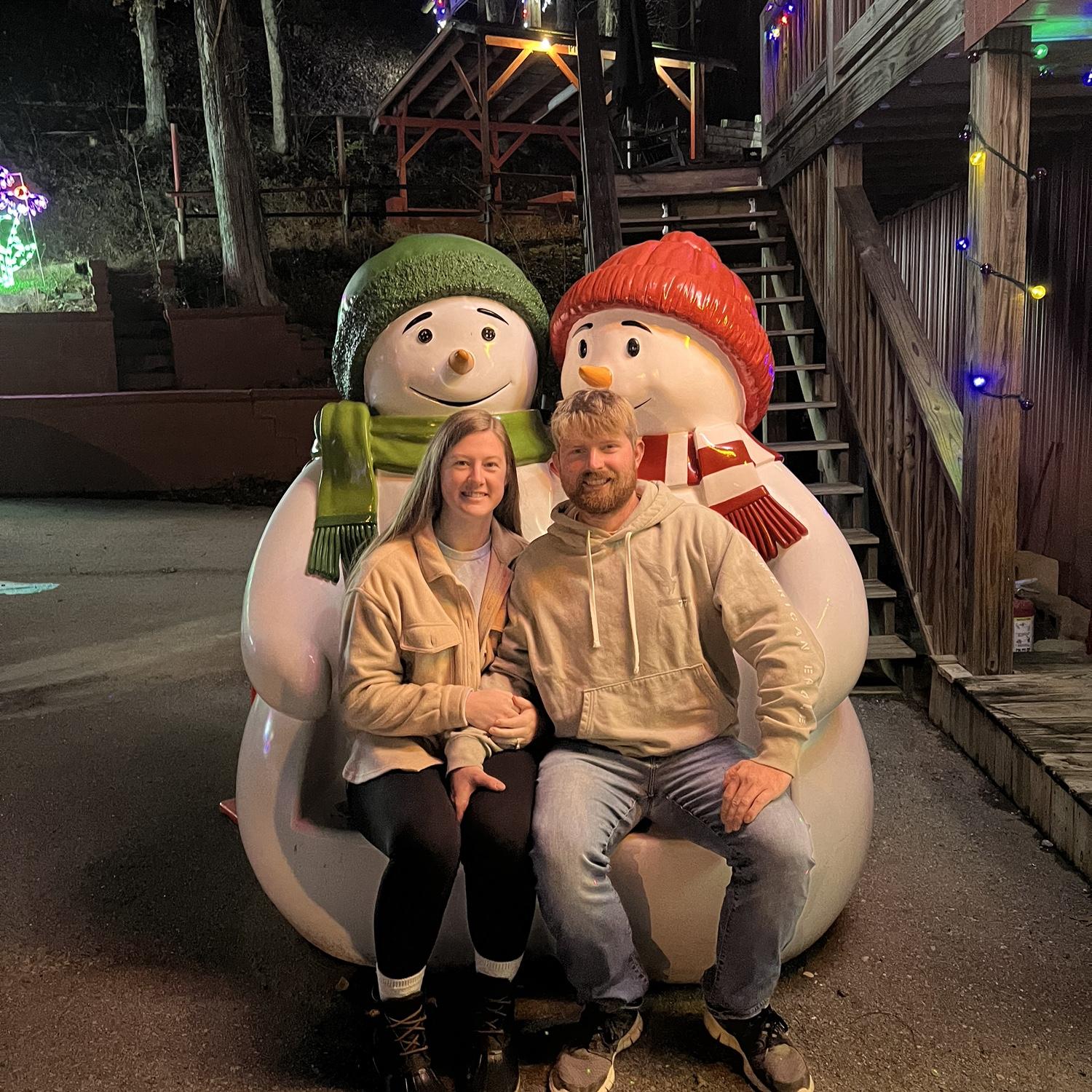 Trip to Hidden Hollow to see Christmas lights
