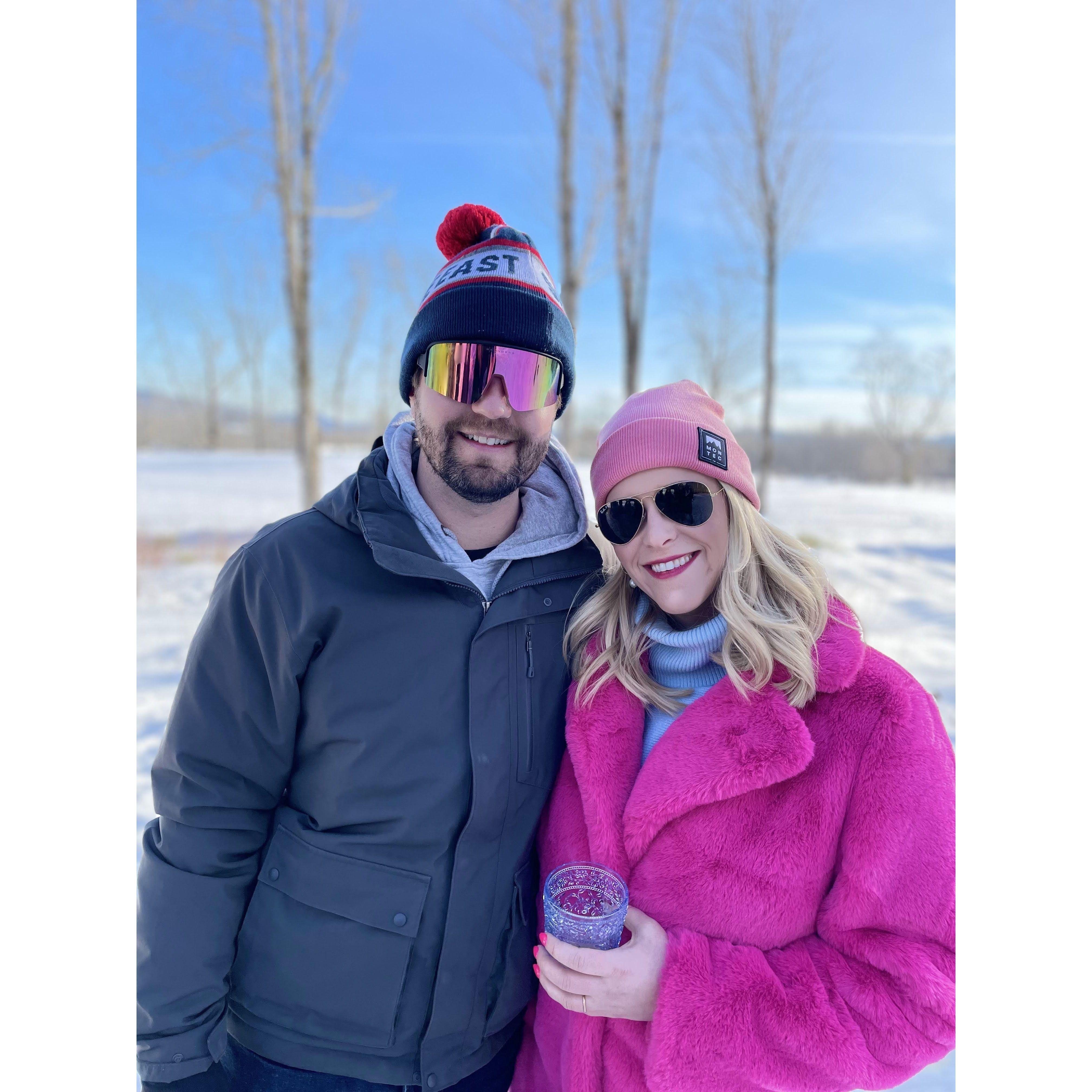 FEB. 2022 - sleigh riding at Taylor Farm in Londonderry, VT.