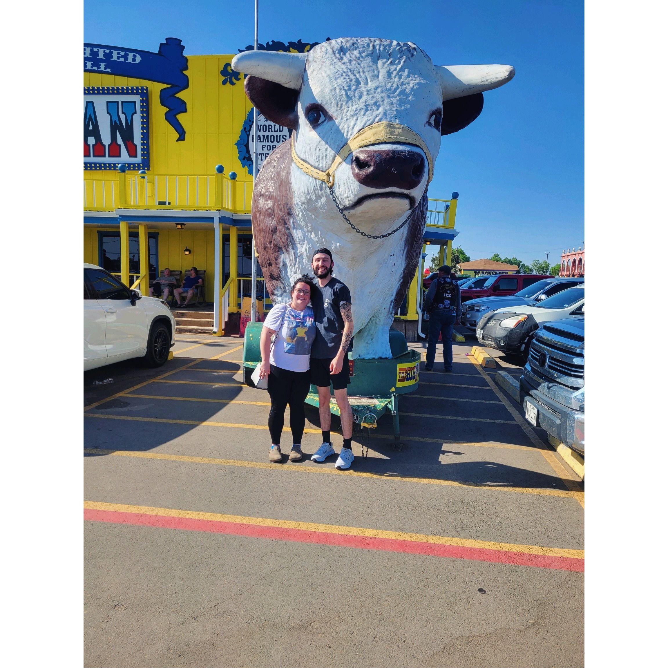 Us at the Big Texan!