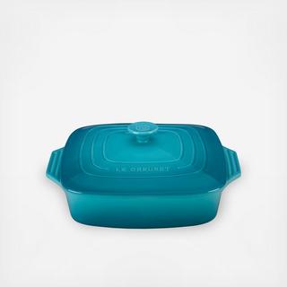 Covered Square Casserole Dish