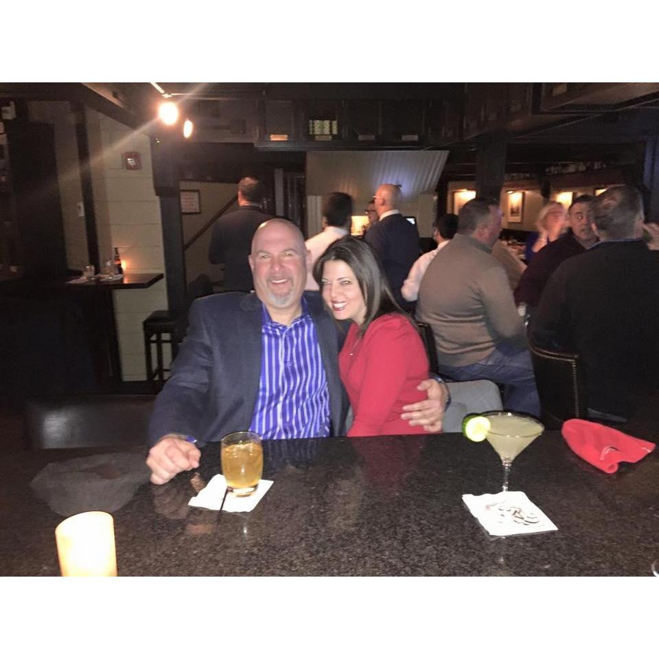 2.14.15 - Our first official date during a blizzard on Valentine's Day in Newport, RI