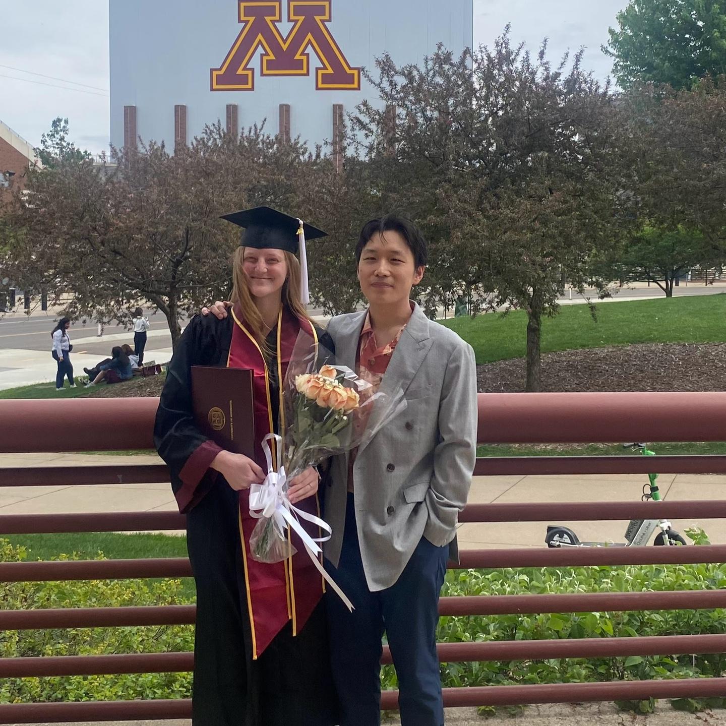 Adelle’s graduation ceremony