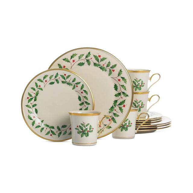 Lenox Holiday 12 Piece Dinnerware Set