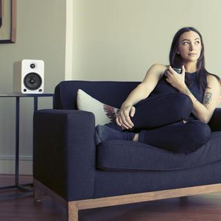 Powered Speakers with Bluetooth and Phono Preamp