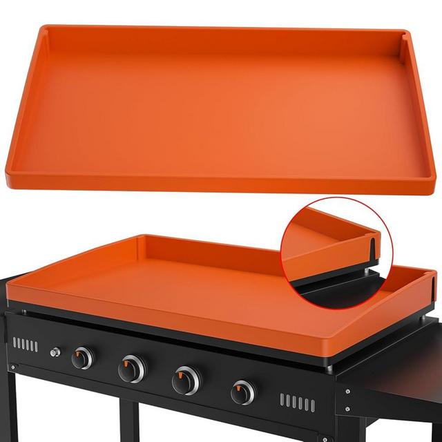 36 Inch Griddle Cover Silicone Protective Mat for Blackstone, Upgrade All-round Edge Silicone Grill Mat Griddle Protector Blackstone Accessories Protect from Dust & Rust