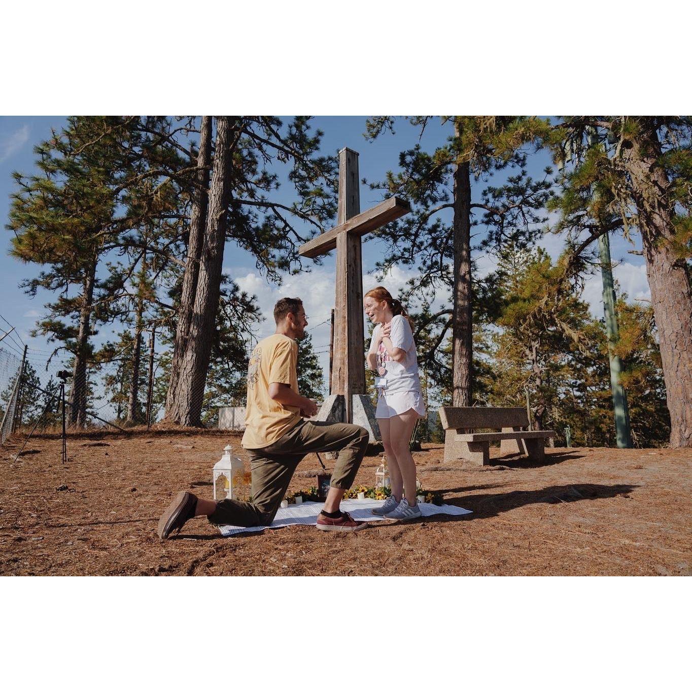 The proposal- Aug. 2, 2022- Mount Hermon Christian Camp, CA