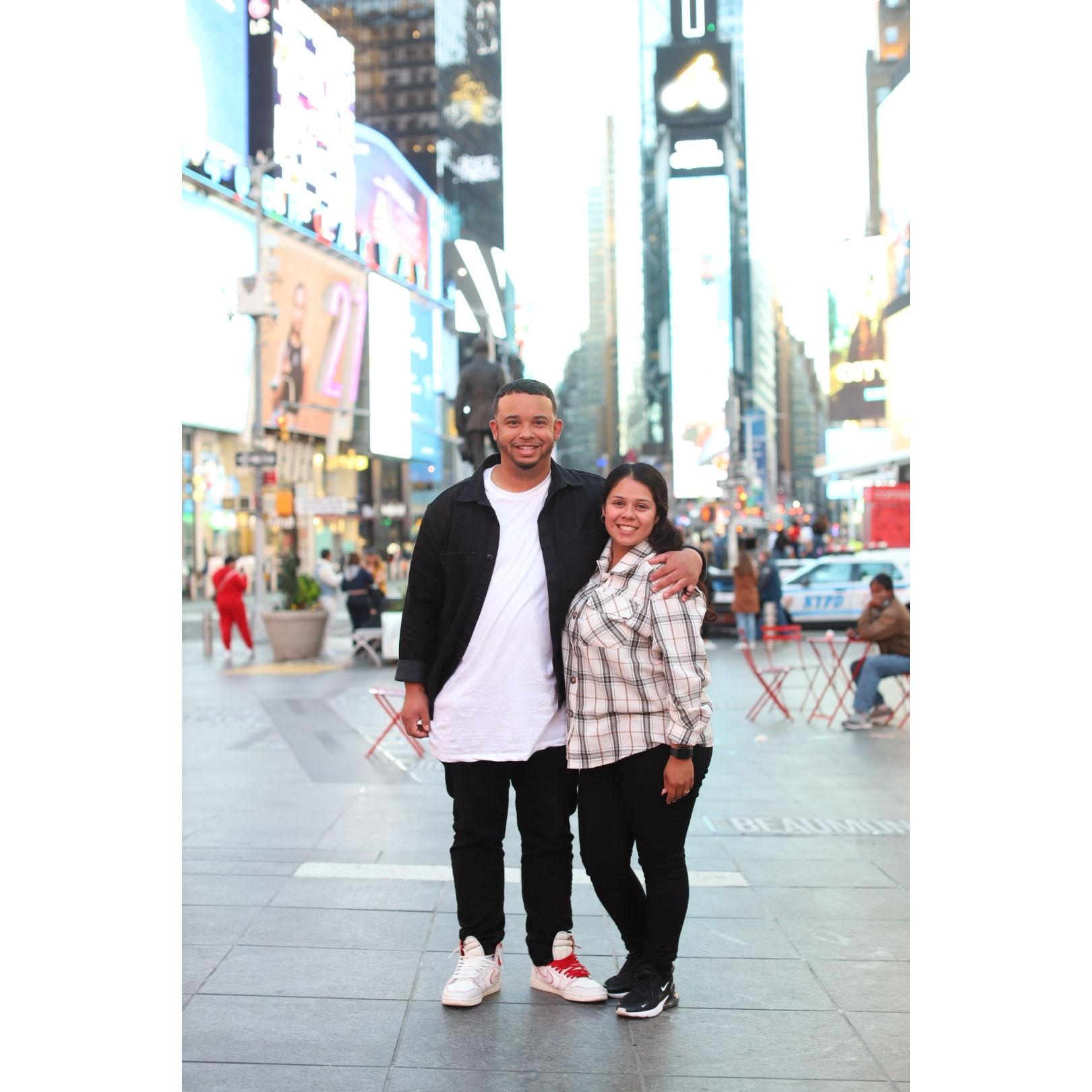 M+J in our happiest place