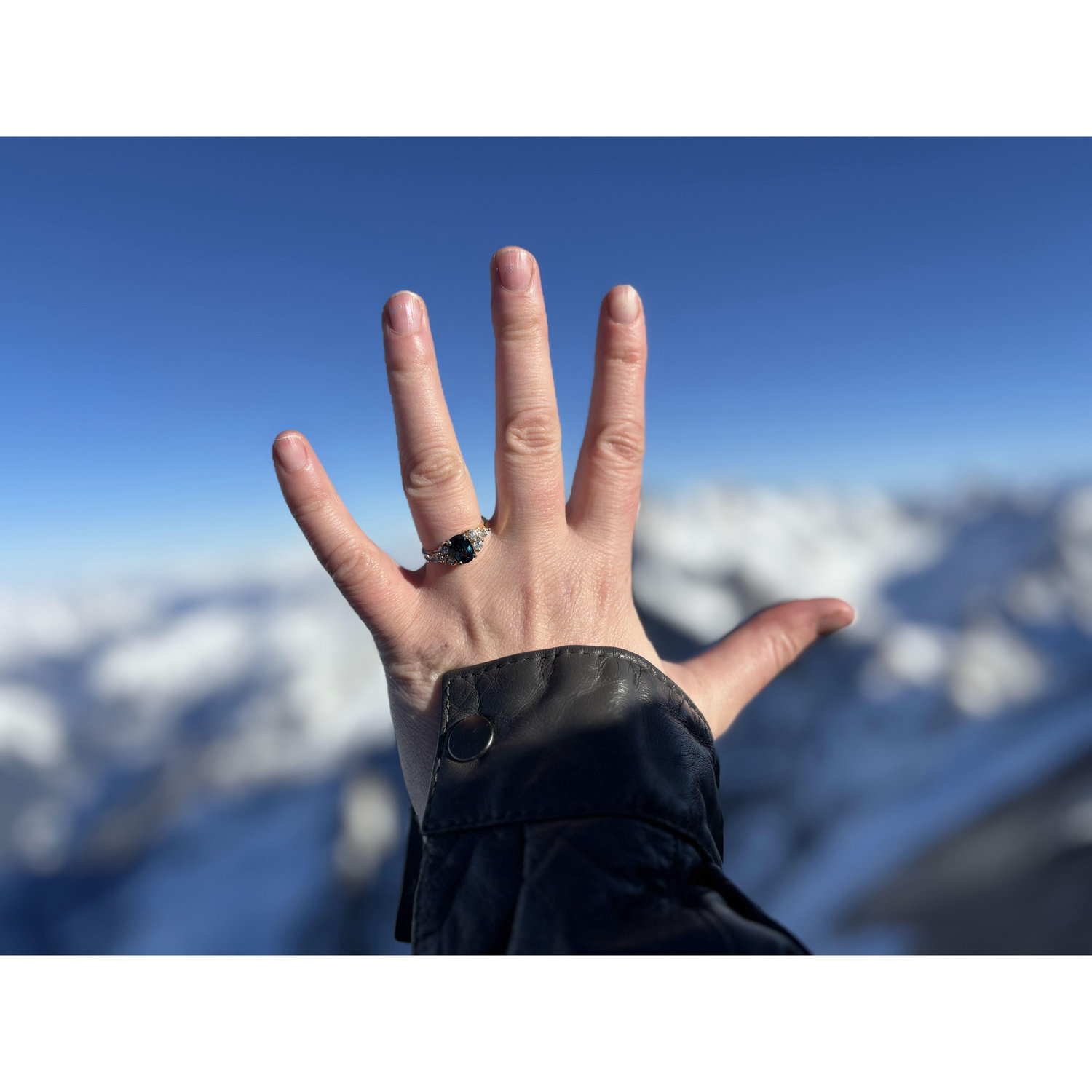 The BEAUTIFUL ring, on top of Mt. Blanc