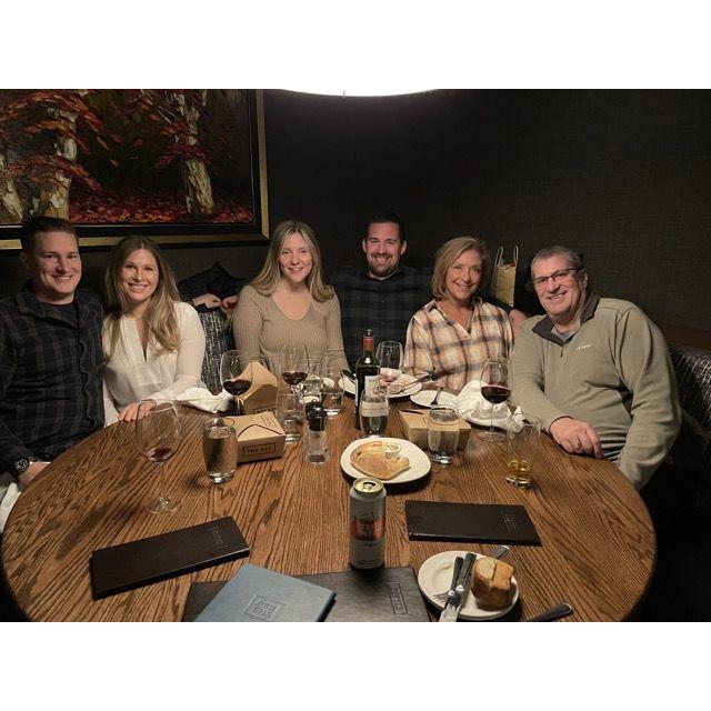 Engagement Dinner with the Wheelers!