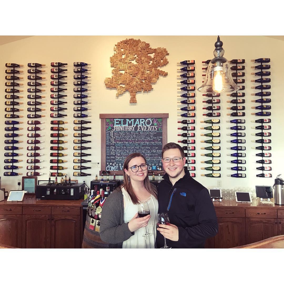 If you know Chris and Sarah, you know they love wine and spent many afternoons at El Maro in Treampleau, WI, with friends and family while they lived in Winona, MN.