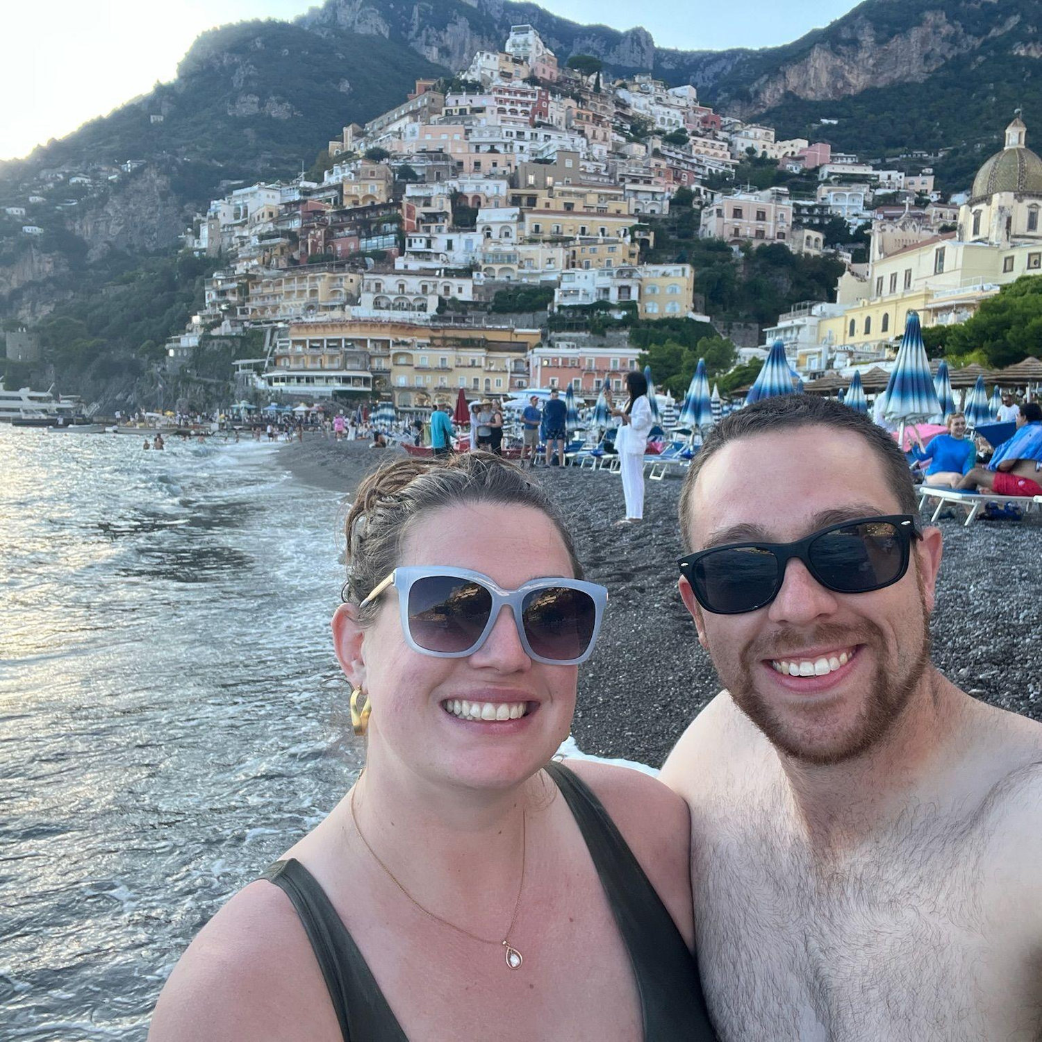 Positano on the Amalfi Coast - we got engaged the night before!