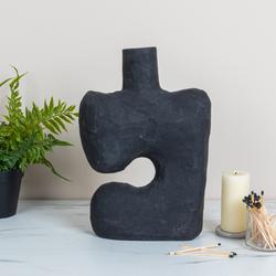 Bloomingville Modern Abstract Paper Mache Vase