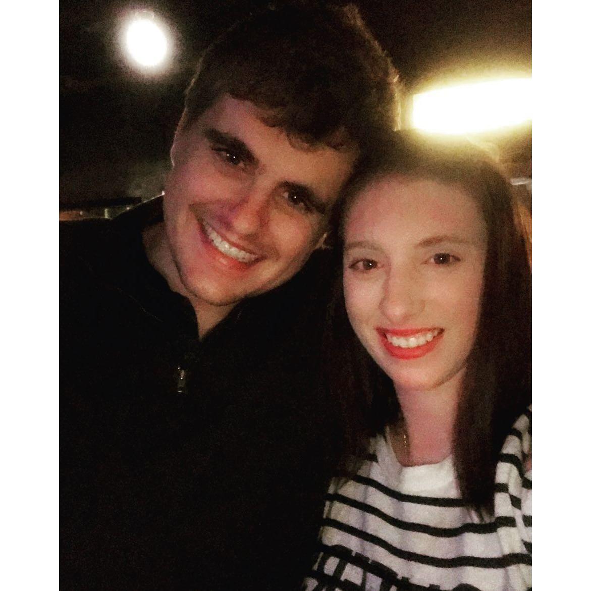 Our first ever photo together, the night we became boyfriend and girlfriend!