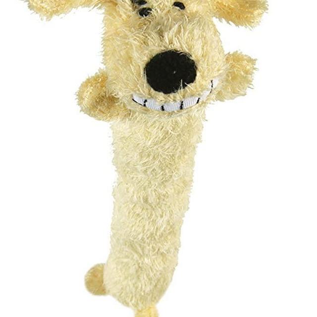 Multipet Loofa Dog Plush Dog Toy (Colors May Vary)