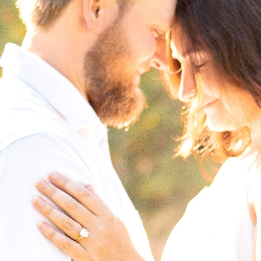 Engagement photos taken by Amber Crist