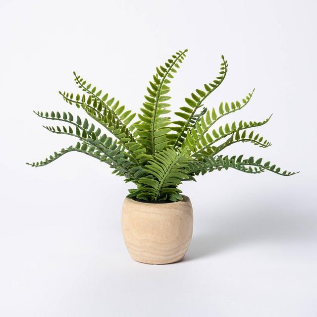 9" x 9" Artificial Fern Arrangement in Pot - Threshold™