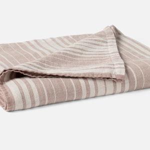 Sycamore Organic Cotton Linen Towels - Flax with Praline