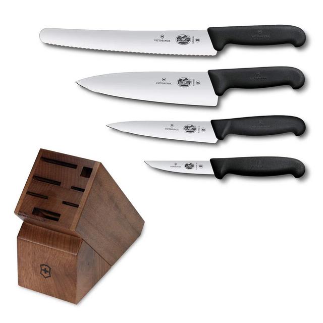 Victorinox 48993 Fibrox Pro Cutlery Gift Set, 4-Piece, Black
