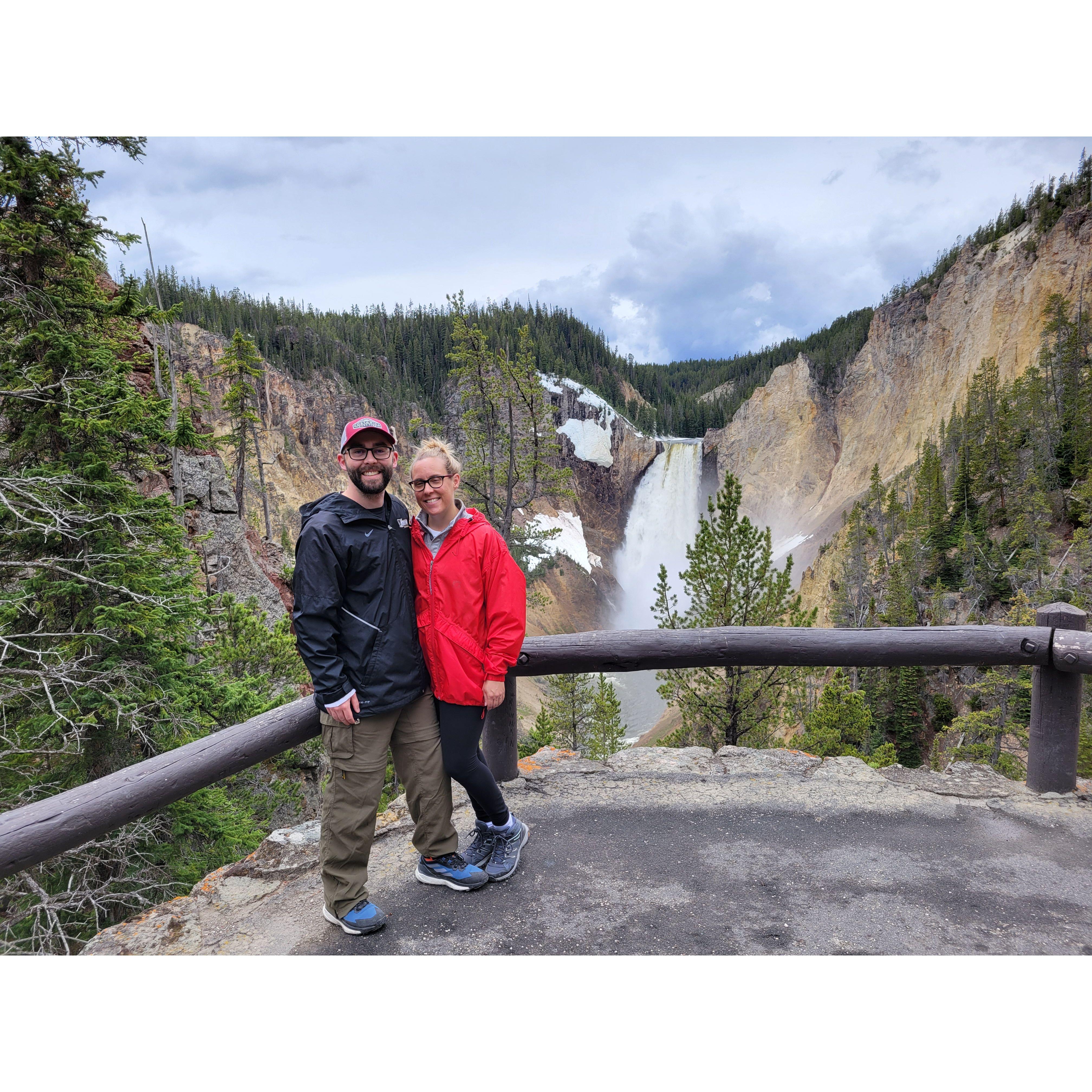 Yellowstone lower falls '23