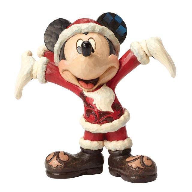 Jim Shore Disney Showcase Santa Mickey Figurine