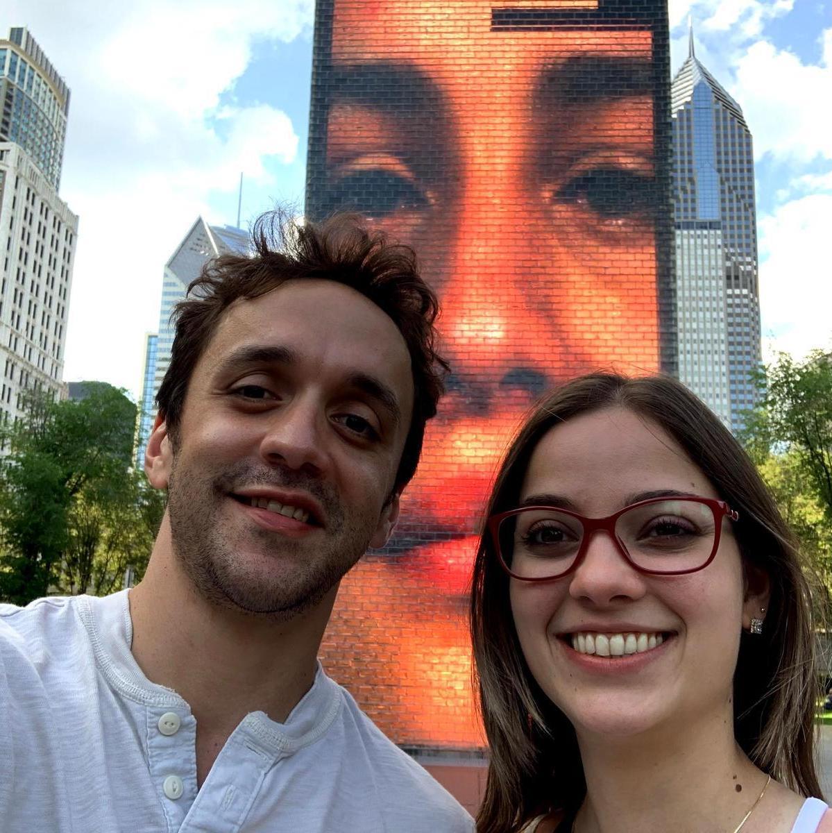 Our first picture together, before it all started (2021)