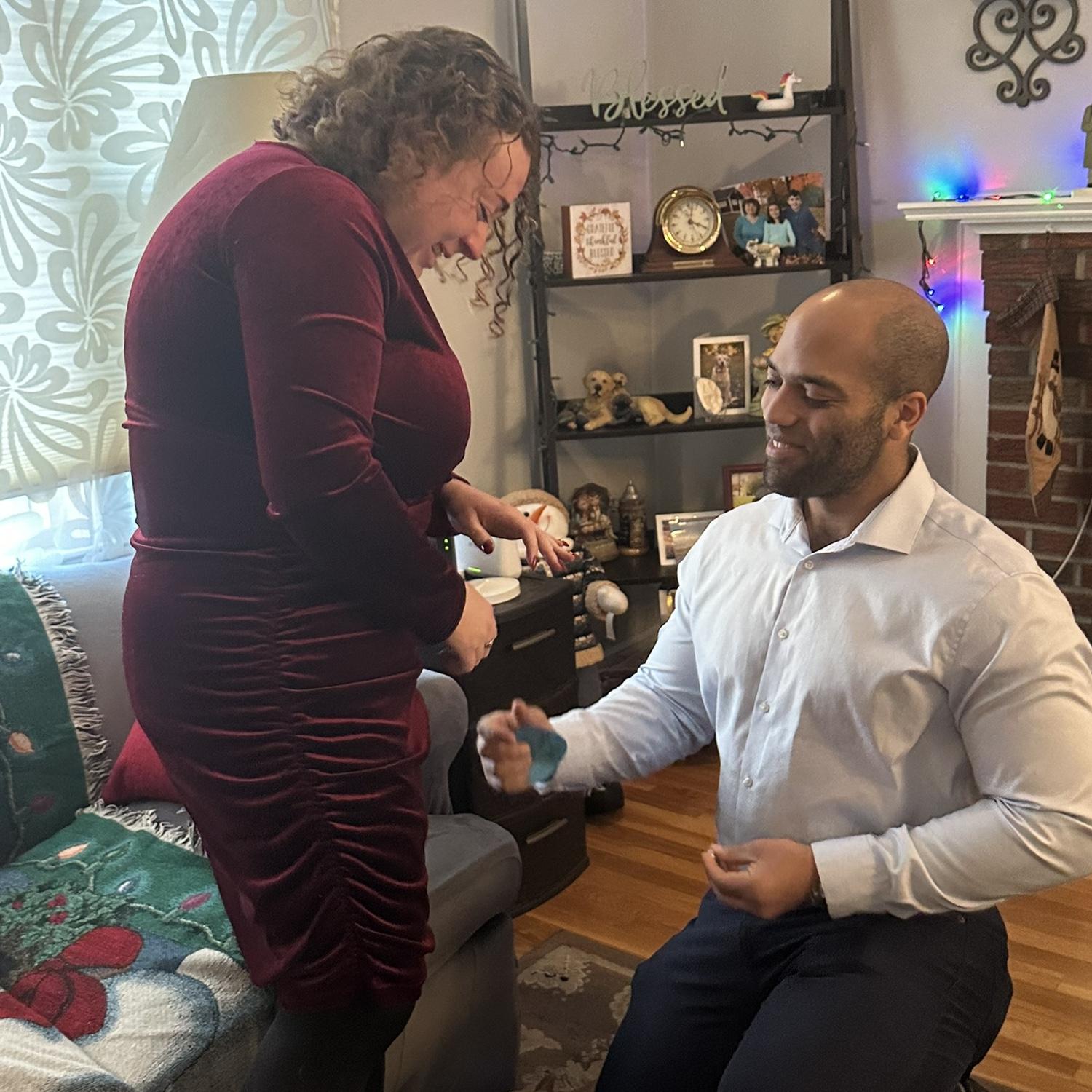 Celso proposed on Christmas 2023, Kylie’s favorite holiday. She said yes! Best day ever 😍💍
