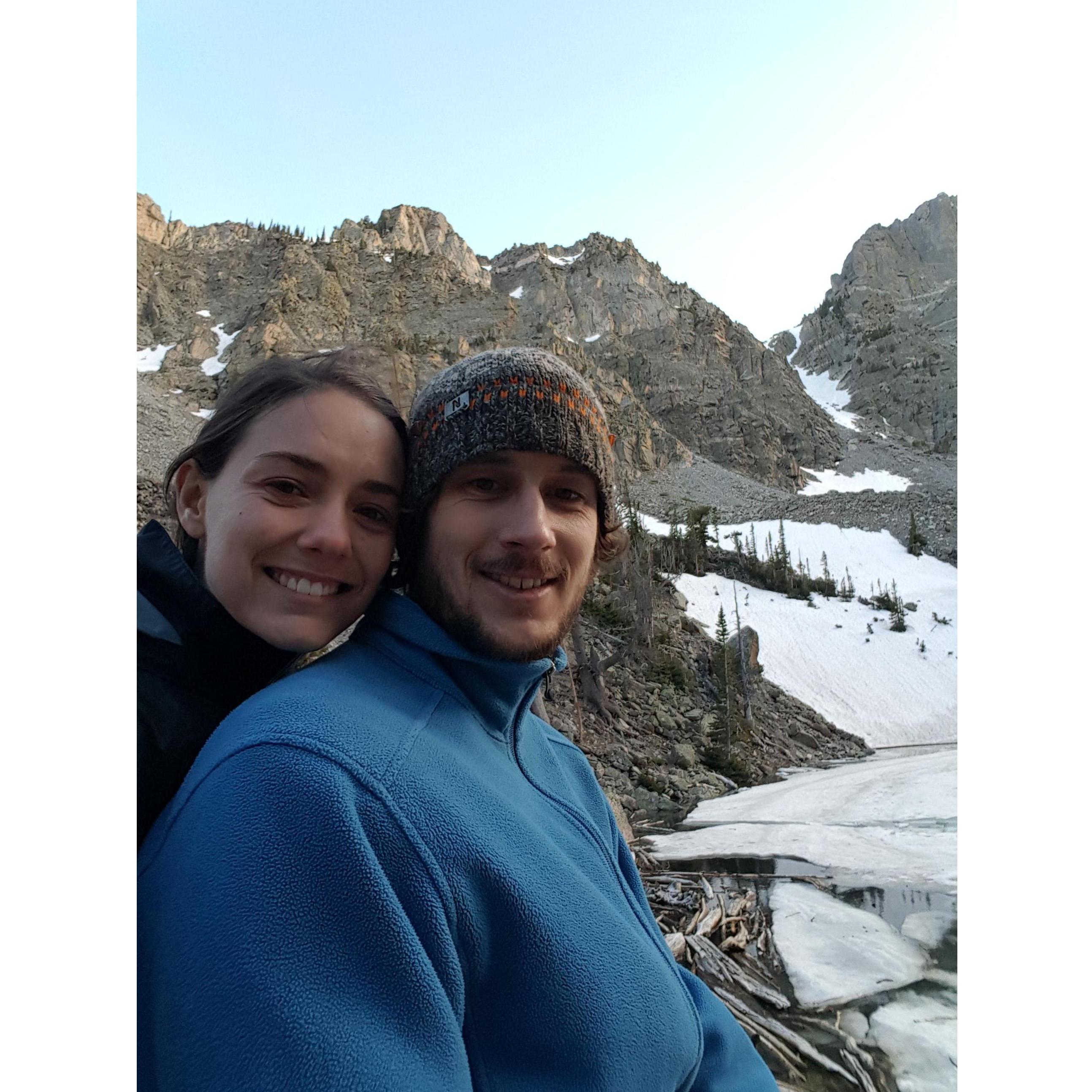 Camping in the Rocky Mountains, one of our favorite hobbies.